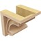 Ekena Millwork 6"W x 6"D x 6"H Wide Alma Rough Cedar Woodgrain TimberThane Corbel, Primed Tan CORUR06X06X06ALMRCPR - alternate 4